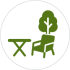 eigene Terrasse Symbol