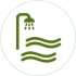 Bad mit Fußbodenheizung Symbol